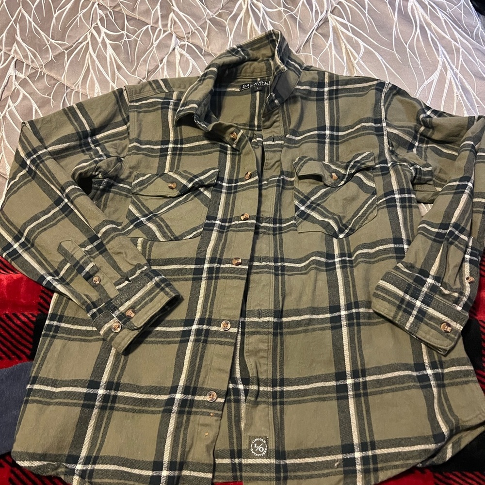 Plaid Green Men's Shirt
